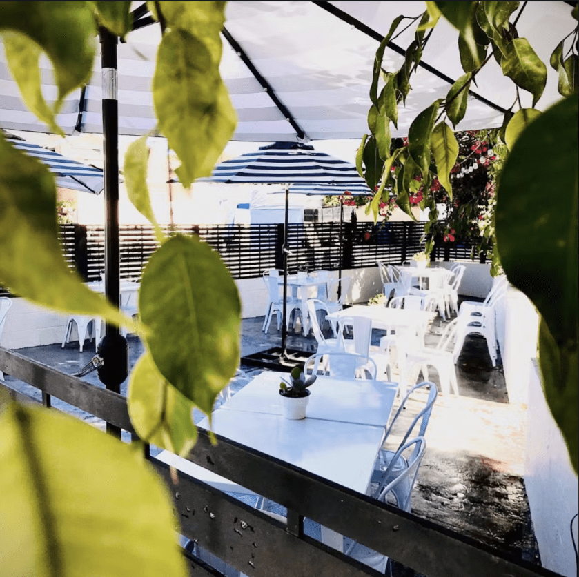 Pocha LA’s outside patio – Courtesy of Pocha LA